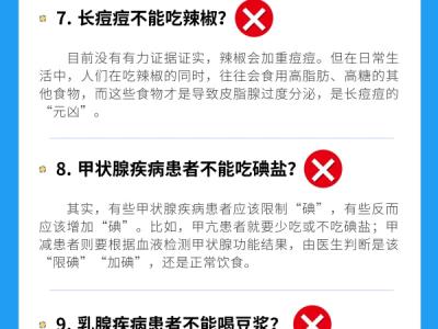16個(gè)常見(jiàn)病忌口問(wèn)題千萬(wàn)要牢記！