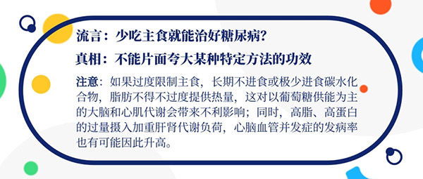 少吃主食就能治好糖尿?。空嫦嘣谶@里