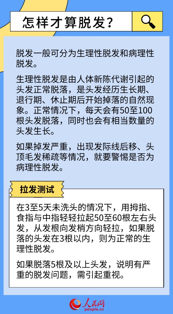 秋季脫發(fā)高峰期 這些防脫誤區(qū)需警惕