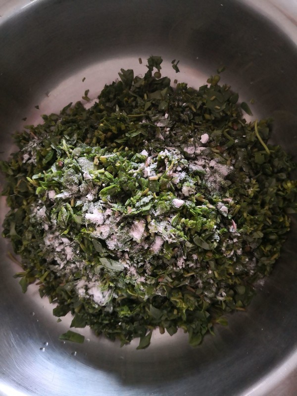 馬齒莧菜饃饃的做法-家常味蒸菜譜