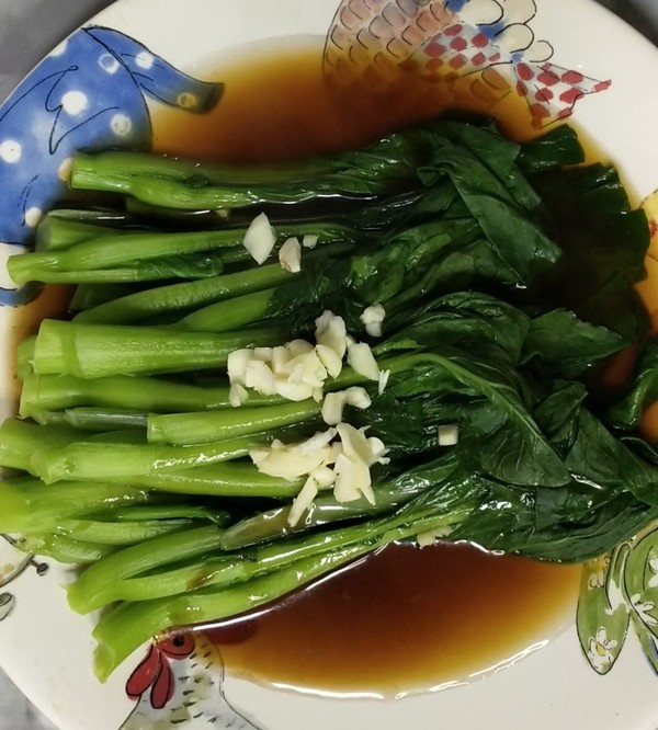 白灼菜心的做法-家常味煮菜譜