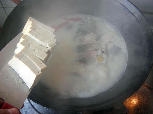 奶白鯽魚(yú)豆腐湯的做法-咸鮮味燉菜譜