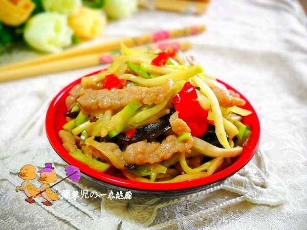 鮮榨菜木耳肉絲的做法-咸鮮味炒菜譜-易網(wǎng)健康養(yǎng)生網(wǎng) 鮮榨菜木耳肉絲的做法-咸鮮味炒菜譜