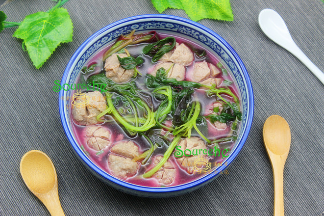 莧菜牛肉丸湯的做法-家常味煮菜譜-易網(wǎng)健康養(yǎng)生網(wǎng) 莧菜牛肉丸湯的做法-家常味煮菜譜