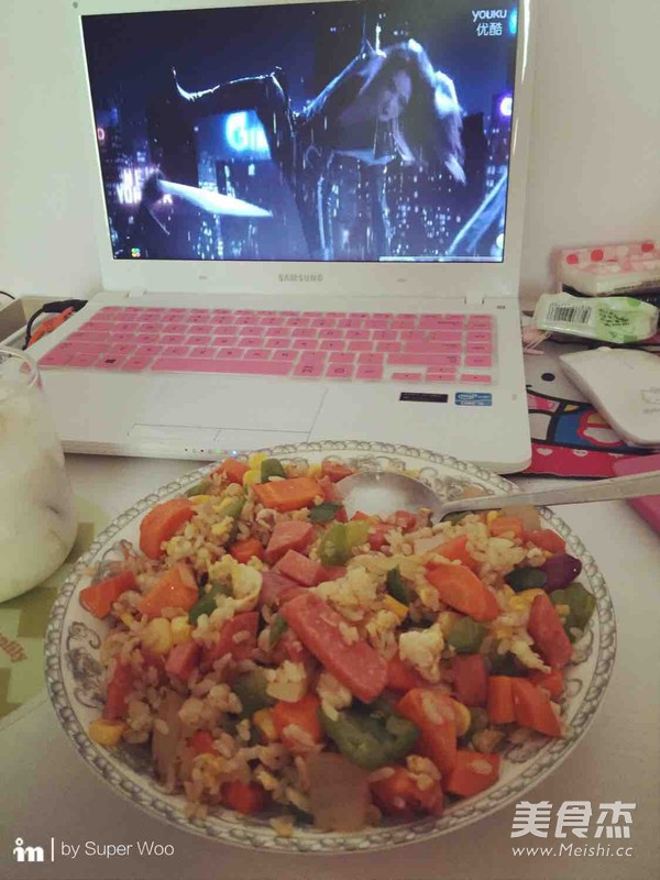 特色醬油大雜燴炒飯的做法-醬香味炒菜譜