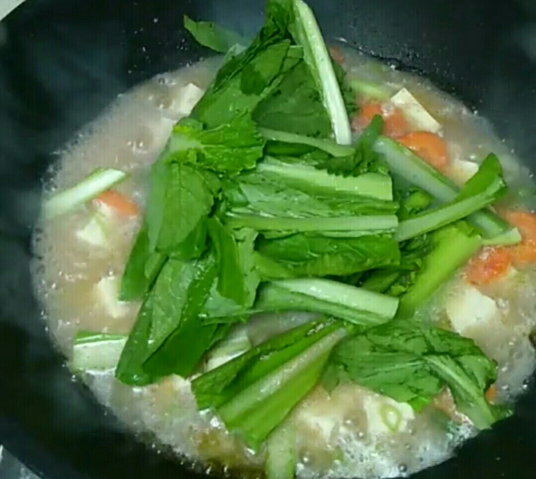 蝦醬燉豆腐的做法-咸鮮味燉菜譜