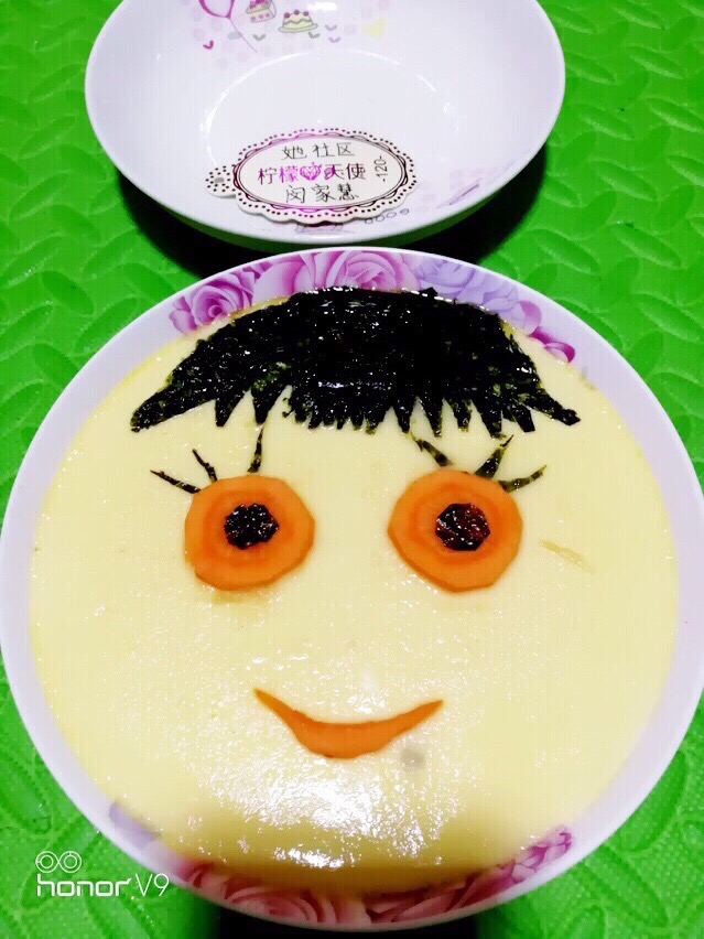 三文魚蒸雞蛋，小孩子的最愛。的做法-咸鮮味蒸菜譜