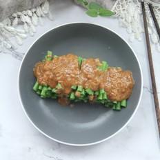 不一樣的家常菜，花生醬蘸汁豆角的做法-咸鮮味拌菜譜