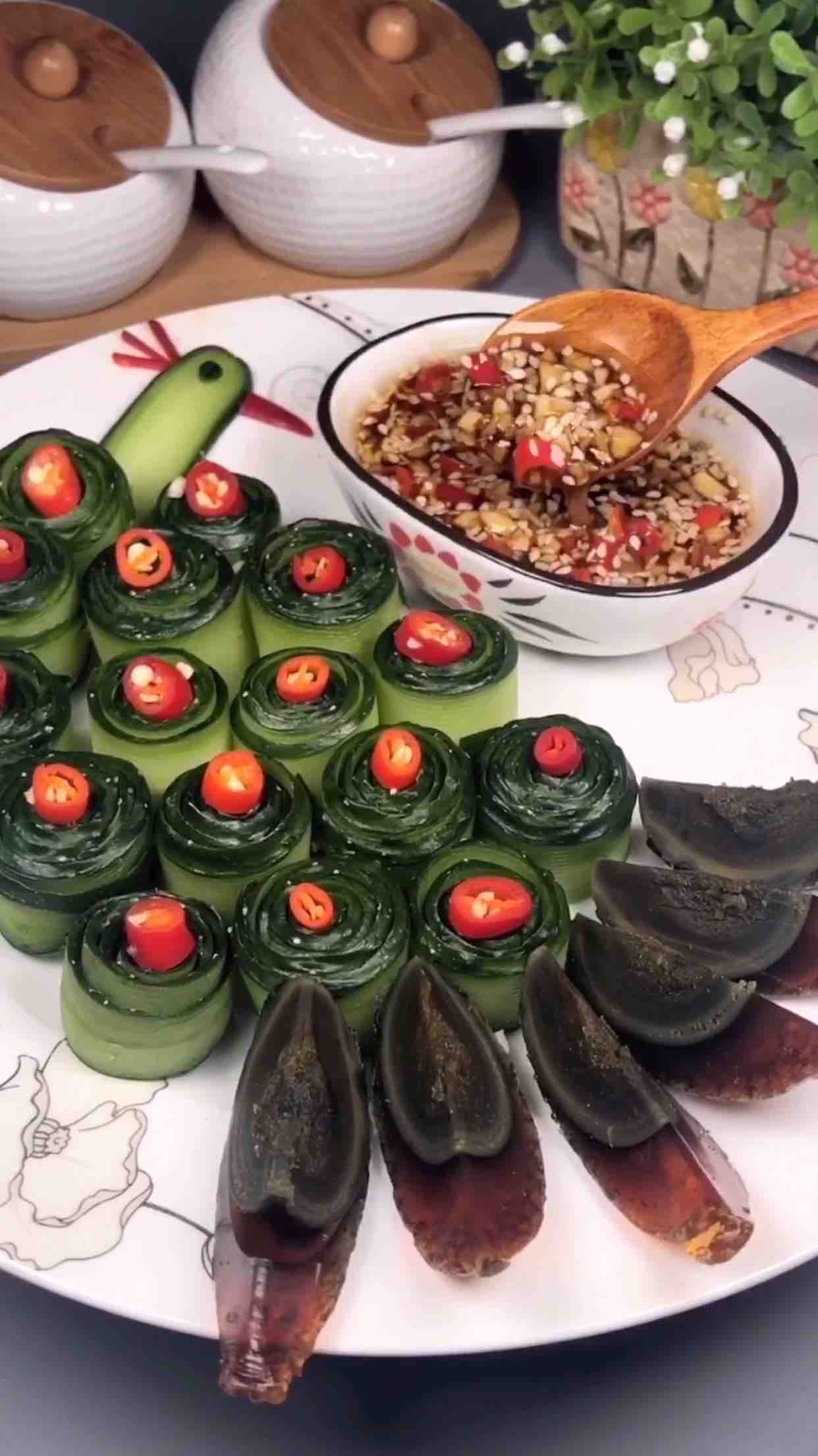 孔雀開屏的做法-酸辣味拌菜譜-易網健康養生網 孔雀開屏的做法-酸辣味拌菜譜
