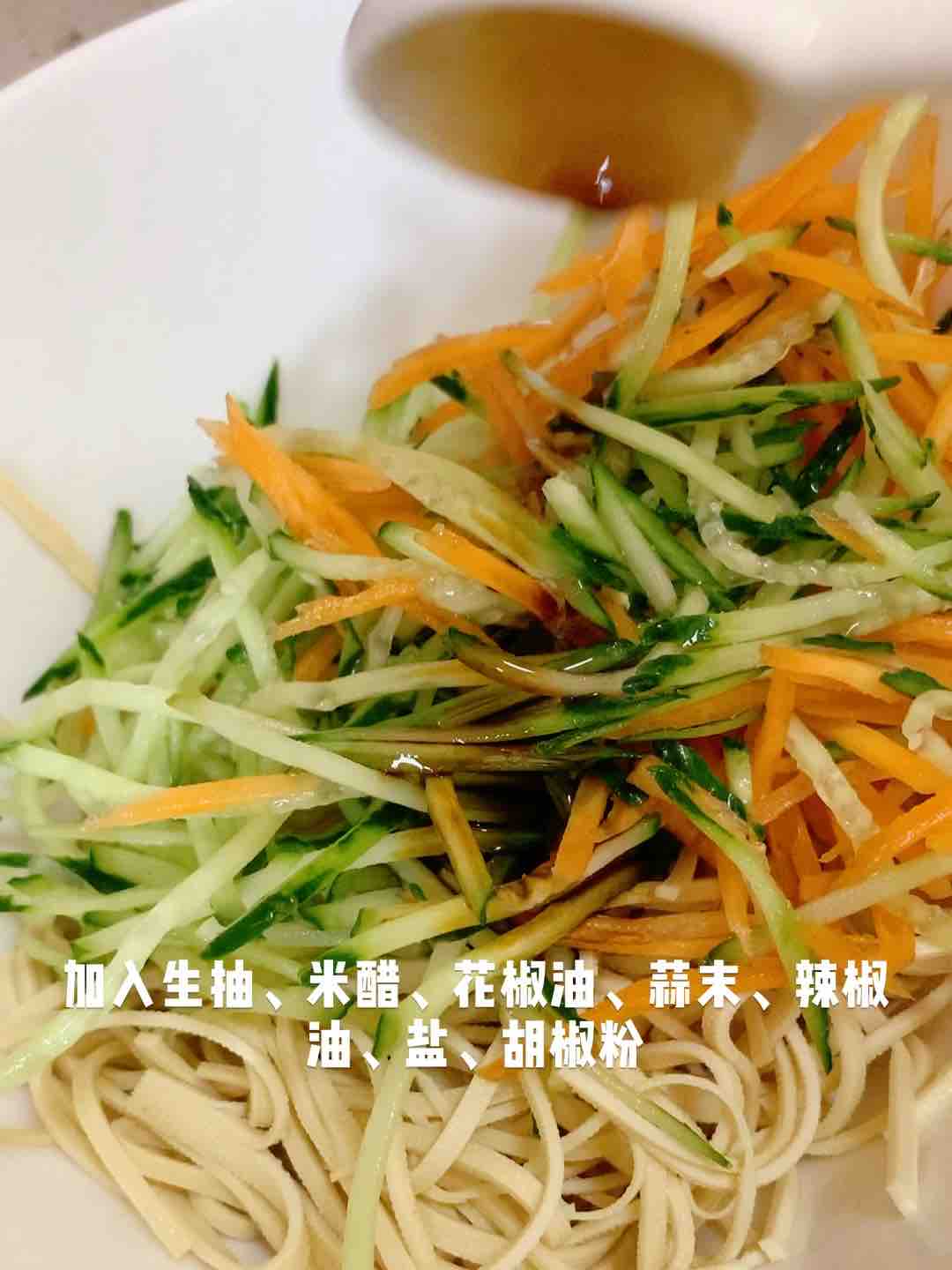 涼拌豆腐絲的做法-香辣味拌菜譜