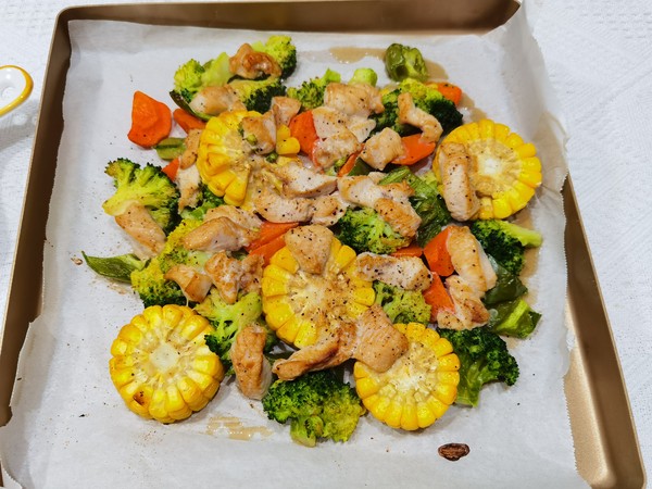 西藍花玉米烤雞胸肉的做法-咸鮮味烤菜譜-易網健康養生網 西藍花玉米烤雞胸肉的做法-咸鮮味烤菜譜