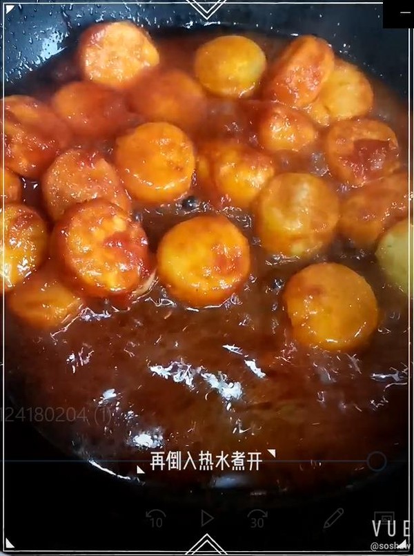 茄汁玉子豆腐（簡易版）的做法-家常味煮菜譜