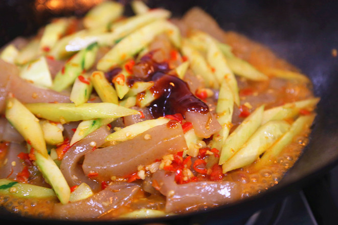 剁椒炒魔芋豆腐的做法-酸辣味炒菜譜