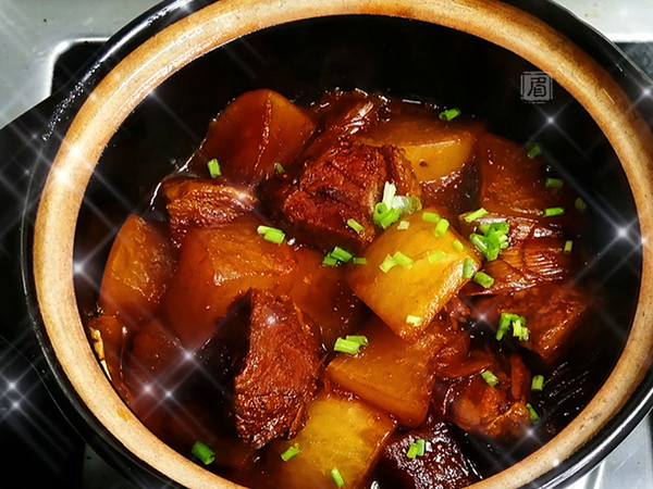 簡易羊肉煲的做法-咸鮮味燉菜譜
